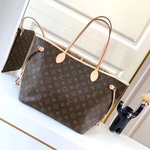 🧚🏻‍♀️Louis Vuitton 🧚🏻‍♀️Neverfull MM Monogram Beige